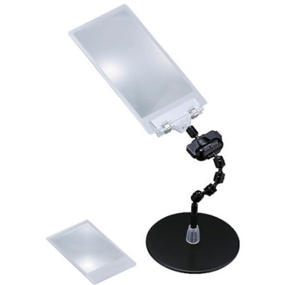 日本池田I.L.K  1705L 池田レンズ　ＬＥＤライト付スタンドルーペ　２＆３倍　スタンド式