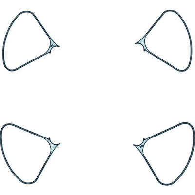 ＤＪＩ　ＪＡＰＡＮ（株） D-151422 ＤＪＩ　Ｐｈａｎｔｏｍ４　ＮＯ．１２４　プロペラガード４枚組（Ｏｂｓｉｄｉａｎ）