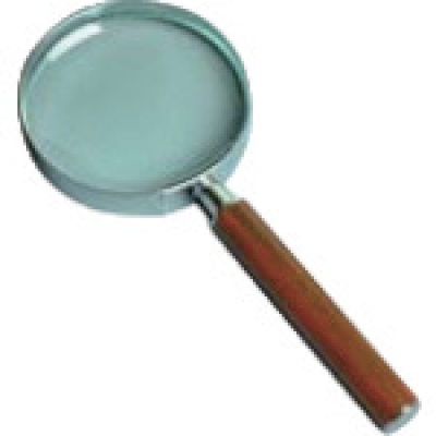 日本池田I.L.K  1341 池田レンズ　金枠製手持ちルーペ