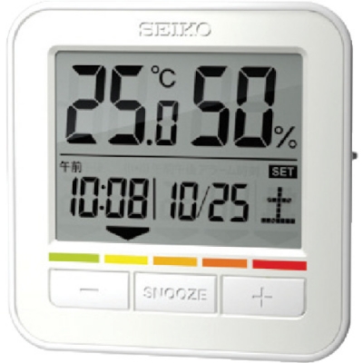 セイコークロック（株） SQ763W ＳＥＩＫＯ　熱中症対策機能付クロック