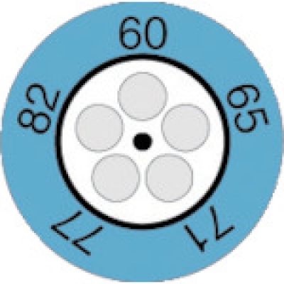 （株）テストー 0646.0072  60- 82 テストー　サーモメーター・クロックインジケータ