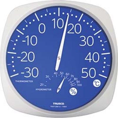 日本中山 TRUSCO  TAOT-250-U ＴＲＵＳＣＯ　大型アナログ温湿度計