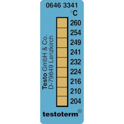 （株）テストー 0646.3341  204- 260 テストー　サーモメーター・テープ