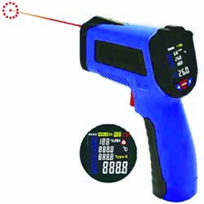 日本东洋 CUSTOM   IR-310H カスタム　放射温度計＋Ｋ熱電対＋温湿度＋ＵＶ