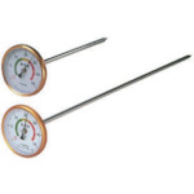 （株）佐藤計量器製作所 2185-00 佐藤　バイメタル式温度計　穀温計　フレコン用　５００Ｌ　（２１８５－００）