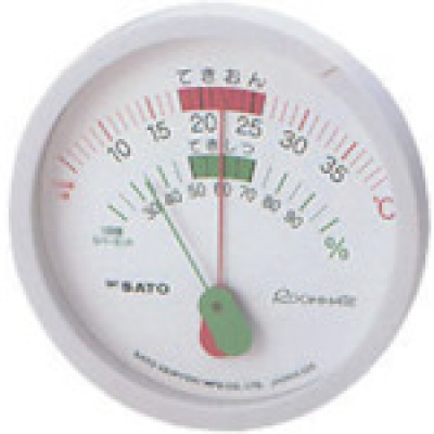 （株）佐藤計量器製作所 1024-00 佐藤　ルームメイト温湿度計　（１０２４－００）