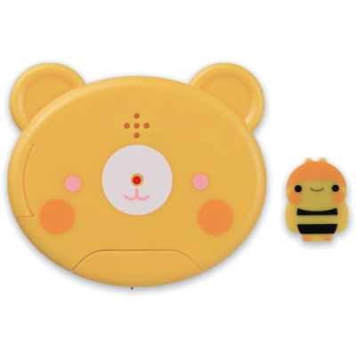 （株）アスカ BA30SO アスカ　防犯スリムアラーム　クマ　ショックオープン