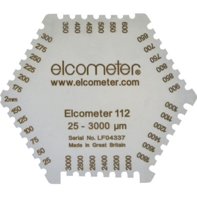 Ｅｌｃｏｍｅｔｅｒ（株） B112----1B ｅｌｃｏｍｅｔｅｒ　六角形ウェットフィルム膜厚計