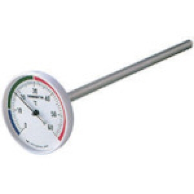 （株）佐藤計量器製作所 1408-00 佐藤　バイメタル地温計　０～６０℃　（１４０８－００）