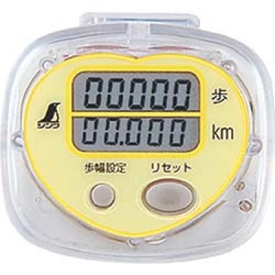 シンワ測定（株） 74134 シンワ　歩数計　ジョイウォーク　Ｒ　距離イエロー