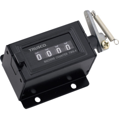 日本中山 TRUSCO  TWK4 ＴＲＵＳＣＯ　マシンカウンタ　ワンタッチリセット　４ケタ