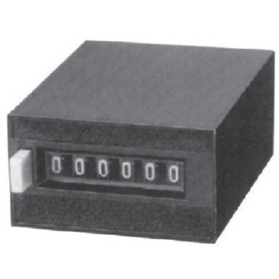 ライン精機（株） MCH-6S AC200V ライン精機　電磁カウンター（リセットツキ）６桁