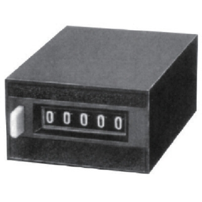 ライン精機（株） MCH-5S AC200V ライン精機　電磁カウンター（リセットツキ）５桁