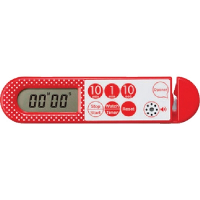 （株）アスカ KT116R アスカ　オープナーつきタイマー　レッド