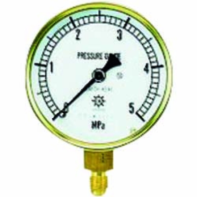 日本 TASCO ＴＡＳＣＯ TA147F-235 タスコ　圧力計（１／４″フレア、下出し、７５φ、つば無）