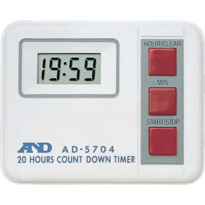日本艾安得 AND   AD5704 Ａ＆Ｄ　デジタルタイマー２０時間形タイマー　（１個＝１ＰＫ）