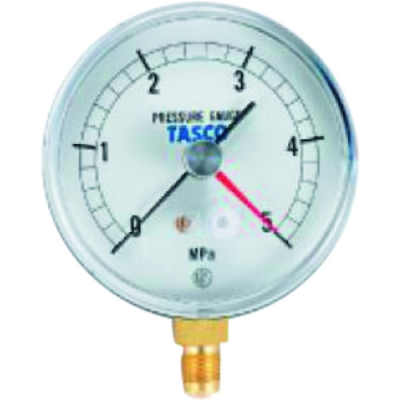 日本 TASCO ＴＡＳＣＯ TA148AF-250 タスコ　７５φフレアタイプ圧力計（５．０ＭＰａ　設置針式）
