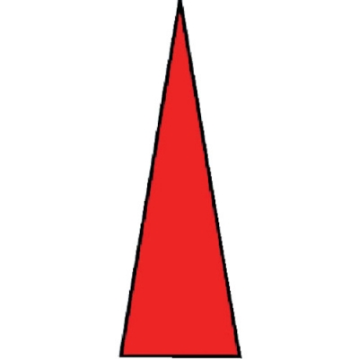 ユニット（株） 446-81 ユニット　ゲージマーカー　赤・ＰＰステッカー・１シート１００枚入