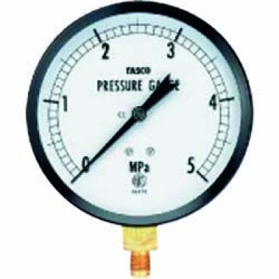 日本 TASCO ＴＡＳＣＯ TA141GF-350 タスコ　１００φフレアタイプ圧力計（５．０ＭＰａ）