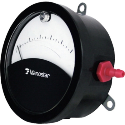 （株）山本電機製作所 WO71FV3EH マノスター　微差圧計　マノスターゲージ　＜表面形　ＶＴ口金付　水平取付＞
