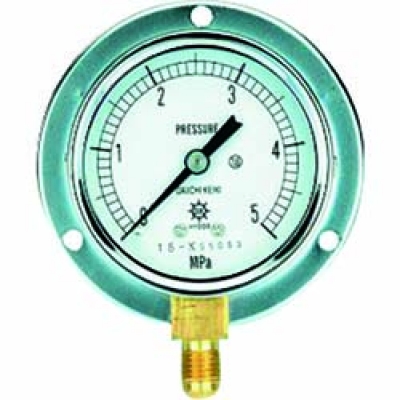 日本 TASCO ＴＡＳＣＯ TA148F-150 タスコ　圧力計（１／４″フレア、下出し、６０φ、つば付）