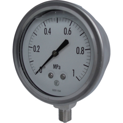 長野計器（株） GV42-133-3.5MP 長野　グリセリン入圧力計