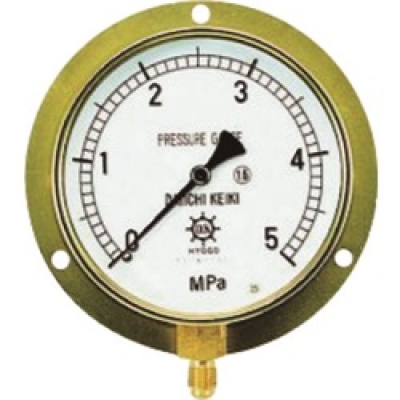 日本 TASCO ＴＡＳＣＯ TA148F-350 タスコ　圧力計（１／４″フレア、下出し、１００φ、つば付）