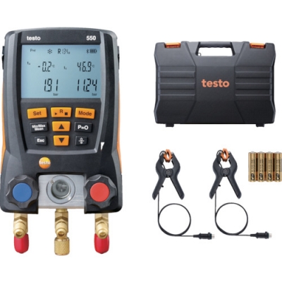 （株）テストー TESTO550BTSET テストー　デジタルマニホールドＴＥＳＴＯ５５０ＢＴセット
