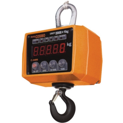 （株）守隨本店 2ACBE-R ＳＨＵＺＵＩ　直示・無線両用　携帯型電子式吊秤　ハンディコスモ２　リモコン付　秤量２ｔ