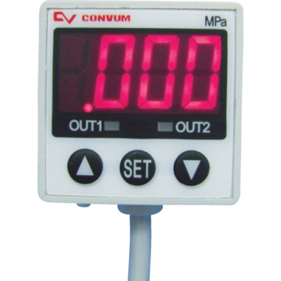 （株）妙徳 MPS-V33RC-NGAT ＣＯＮＶＵＭ　デジタル圧力センサ　負圧　出力２点　アナログ出力付