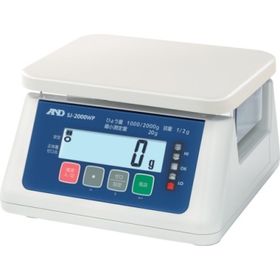 日本艾安得 AND   SJ2000WP-A5 Ａ＆Ｄ　取引・証明用（検定済品）防塵・防水デジタルはかり　（５区分　地区５）
