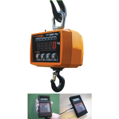 （株）守隨本店 0.5ACBE-RV ＳＨＵＺＵＩ　直示・無線両用　携帯型電子式吊秤　ハンディコスモ２　リモートビュー　秤量５００ｋｇ