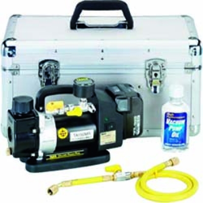 日本 TASCO TASCO TA150MRK-N タスコ ウルトラミニ充電式シングルステージ真空ポンプ真空ゲージ付セット