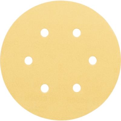 ボッシュ（株） 2608605085 ボッシュ　サンディングペーパー１５０ｍｍ　ゴールド　＃４０　５枚入り