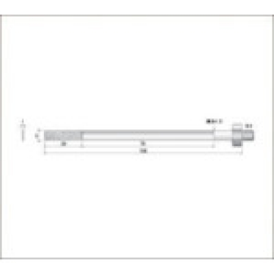 （株）ナカニシ 60232 ナカニシ　電着ダイヤモンドヤスリ（軸径３ｍｍ）　全長１０５ｍｍ刃長２０ｍｍ刃幅５ｍｍ