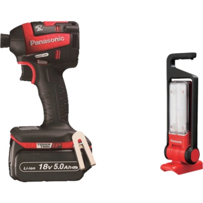 パナソニック（株）エコソリューションズ社 EZ75A7LJ2GTR Ｐａｎａｓｏｎｉｃ　充電インパクトドライバー　ＬＥＤセット品　赤