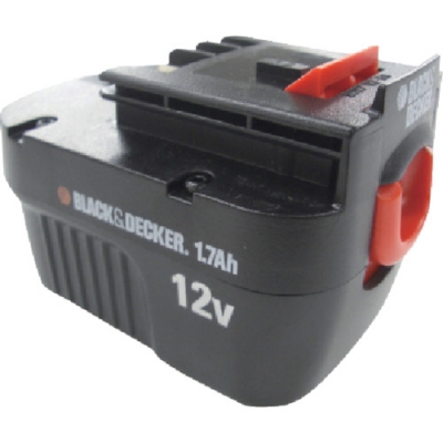 ポップリベット・ファスナー（株）　ブラック・アンド・デッカー事業部 A12EX Ｂ／Ｄ　１２Ｖ高容量スライド式バッテリーパック