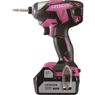 工機ホールディングス（株） WH18DKL-2LSCK-R ＨｉＫＯＫＩ　１８Ｖコードレスインパクトドライバ３．０Ａｈ　ピンク