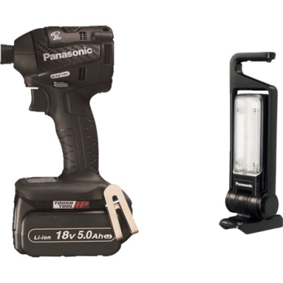 パナソニック（株）エコソリューションズ社 EZ75A7LJ2GTB Ｐａｎａｓｏｎｉｃ　デュアル　充電インパクトドライバー　ＬＥＤセット品　黒