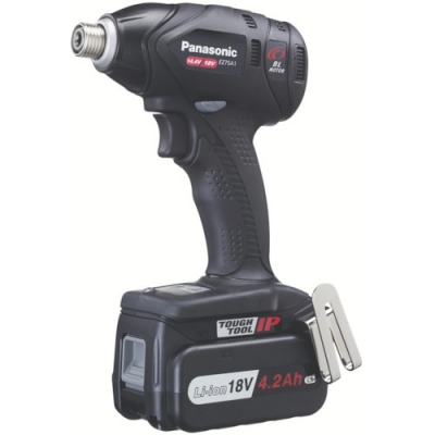 パナソニック（株）エコソリューションズ社 EZ75A1LS2G-B Ｐａｎａｓｏｎｉｃ　インパクトドライバＤｕａｌ　１８Ｖ　４．２Ａｈ（黒）