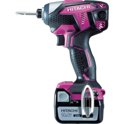 工機ホールディングス（株） WH14DKL-2LSCK-R 日立　１４．４Ｖコードレスインパクトドライバ　レッド