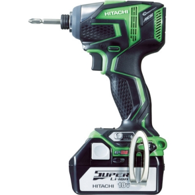 工機ホールディングス（株） WH18DDL-2LSCK-L 日立　１８Ｖコードレスインパクトドライバ　緑３．０Ａｈ