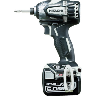 工機ホールディングス（株） WH14DDL2-2LYPK-S 日立　１４．４Ｖコードレスインパクトドライバ　６．０Ａｈ　ホワイト