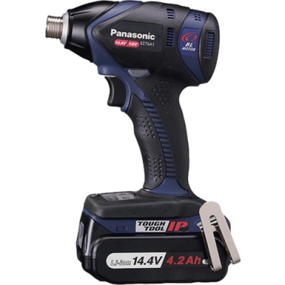 パナソニック（株）エコソリューションズ社 EZ75A1LS2F-A Ｐａｎａｓｏｎｉｃ　インパクトドライバＤｕａｌ　１４．４Ｖ４．２Ａｈ（青）