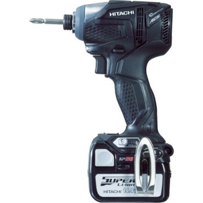 工機ホールディングス（株） WH14DDL-2LSCK-B 日立　１４．４Ｖコードレスインパクトドライバ　黒３．０Ａｈ