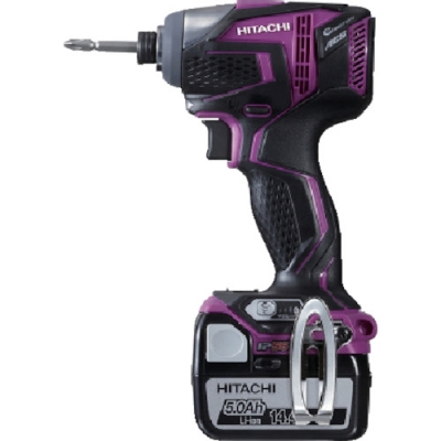 工機ホールディングス（株） WH14DDL-2LJCK-R 日立　１４．４Ｖコードレスインパクトドライバ　赤