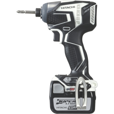 工機ホールディングス（株） WH14DDL-2LLCK-S 日立　１４．４Ｖコードレスインパクトドライバ　白４．０Ａｈ