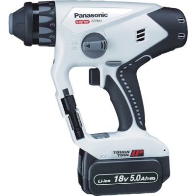 パナソニック（株）エコソリューションズ社 EZ78A1LJ2G-H Ｐａｎａｓｏｎｉｃ　充電マルチハンマードリル１８Ｖ　５．０Ａｈ　グレー