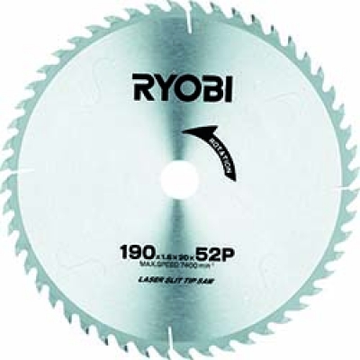 日本利优比 RYOBI  W-760ED-K リョービ　レーザースリットチップソー　１９０ｍｍ
