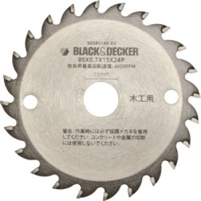 ポップリベット・ファスナー（株）　ブラック・アンド・デッカー事業部 CB24T-JP Ｂ／Ｄ　２４Ｐ　８５ｍｍマルノコブレード